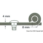 Maxi cerniera 130x100 mm - immagine 2