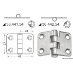 Cerniera nodo sporgente 48x37 mm