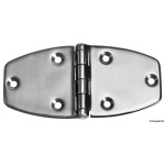 Cerniera inox trapezoidale 153x75x3,6mm