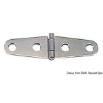 Cerniere inox 101x27 mm