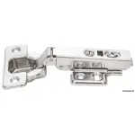 Cerniera in acciaio inox con ammortizzatore in ABS