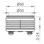 Alzapagliolo Eclipse antivibrante - immagine 2