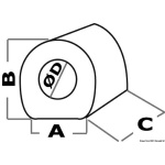 Anello traino/sollevamento 38x35 mm - immagine 2