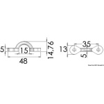 Ponticello inox filo 5x48 mm - immagine 3