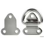 Mezzo anello abbattibile elettrolucidato 8 mm