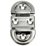 Pad eye 75x126 mm doppio anello 10 mm BL 12000 kg