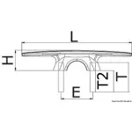 Bitta Aero in alluminio 258 mm - immagine 2