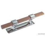 Bitta ottone cromato e legno mm 210