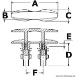 Bitta a scomparsa Smart Cleat 126 mm - immagine 2