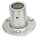 Basetta lega leggera 90° 25 mm