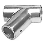 Raccordo lega leggera T 60° 30 mm