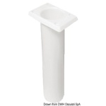 Portacanne polipr. quadrato UV stab. bianco 230 mm