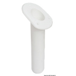 Portacanne polipr. ovale UV stab. bianco 240 mm