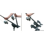 Reggi-canne Quicklift 2 posti per tubi 25 mm - immagine 2