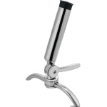 Portacanne orientabile in acciaio inox 316 per fissaggio su tubi