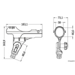 Rod Holder R Only Black - immagine 3