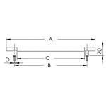 Corrimano Deluxe 750 mm - immagine 2