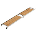 Passerella inox/iroko cm 160 - immagine 3