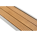 Passerella inox/iroko cm 160 - immagine 2