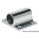 Boccola laterale ottone cromato 25 mm