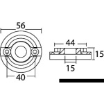 Anodo per Vetus Bow 75/80/95 - immagine 3