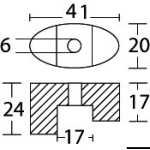 Anodo per Vetus Bow 23A/50/80 - immagine 3