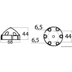 Anodo compatibile con eliche Max-Prop 28/35 mm