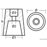 Anodo linea asse radice mm 45 - immagine 2