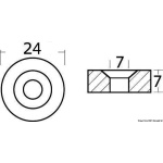 Anodo alluminio Mercury/Mariner