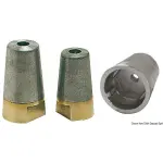 Solo anodo per assi 60 mm Alluminio