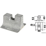 Anodo piede Yamaha 300/350 HP