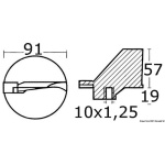 Anodo Yamaha pinna 4 tempi - immagine 3