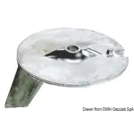 Anodo pinna Yamaha alluminio