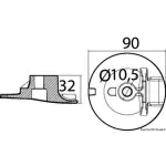 Anodo magnesio piastra motore - immagine 3