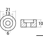 Anodo zinco Suzuki fuoribordo