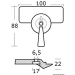 Anodo Yamaha  Mariner 9,9 HP - immagine 2