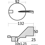 Anodo Yamaha Mariner 50/100 HP - immagine 3