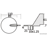 Pinna Suzuki  150-225 HP - immagine 2