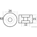 Anodo collettore 70/90/115 HP