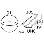 Anodo alluminio Mercury 40-225 HP - immagine 5