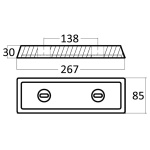 Anodo A alluminio a barra - immagine 3
