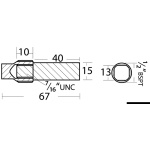 Anodo Volvo 85 mm x Ø 1/2’’ BSPT - immagine 2