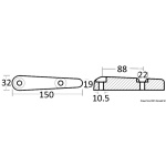 Anodo per trasmissione Arneson 157x32x18 - immagine 2
