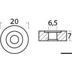 Anodo magnesio a rondella