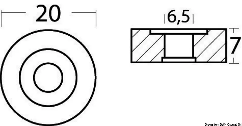 43.824.91-92-93_dis.jpg Anodo alluminio Mercury a rondella - immagine 1