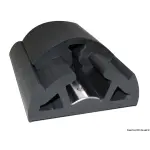 Profilo parabordo Bino nero 90 mm - 12 mt