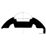 Base per profili PVC bianco 30 mm