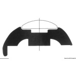 Base per profili PVC bianco 50 mm