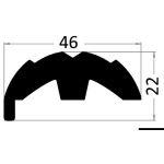 Base Pvc Bianca per profilo 28 - immagine 3