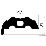 Base Pvc Bianca per profilo 38 - immagine 3